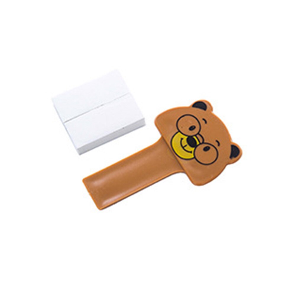 5/2/1Pcs Cartoon Toilet Lid Flipper Handle Anti-Dirty Hand Uncovering Flip Cover Handle Toilet Seat Lifter Bathroom Accessories: 1PCS / Brown