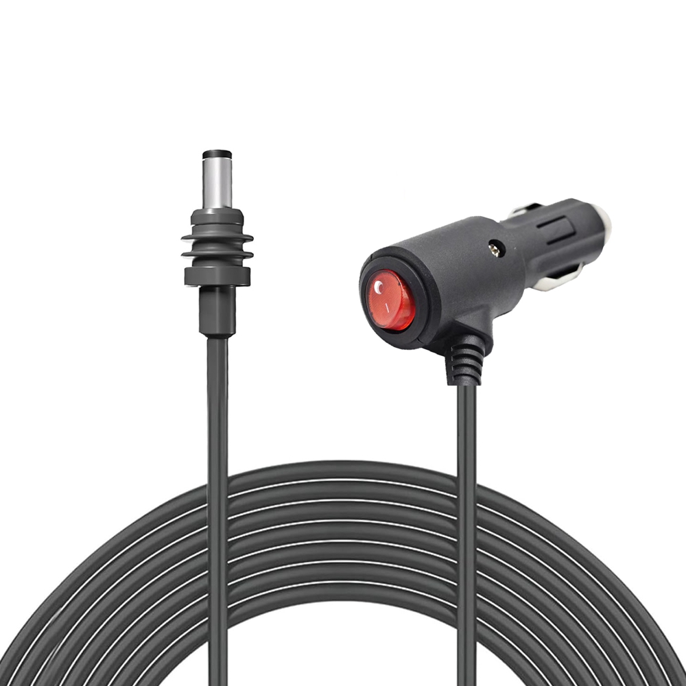 2M/3M/5M For Starlink Mini DC Power Cable Direct To Cigaretter 12V-24V Adapter Power Cable For Starlink Mini With On Off Switch
