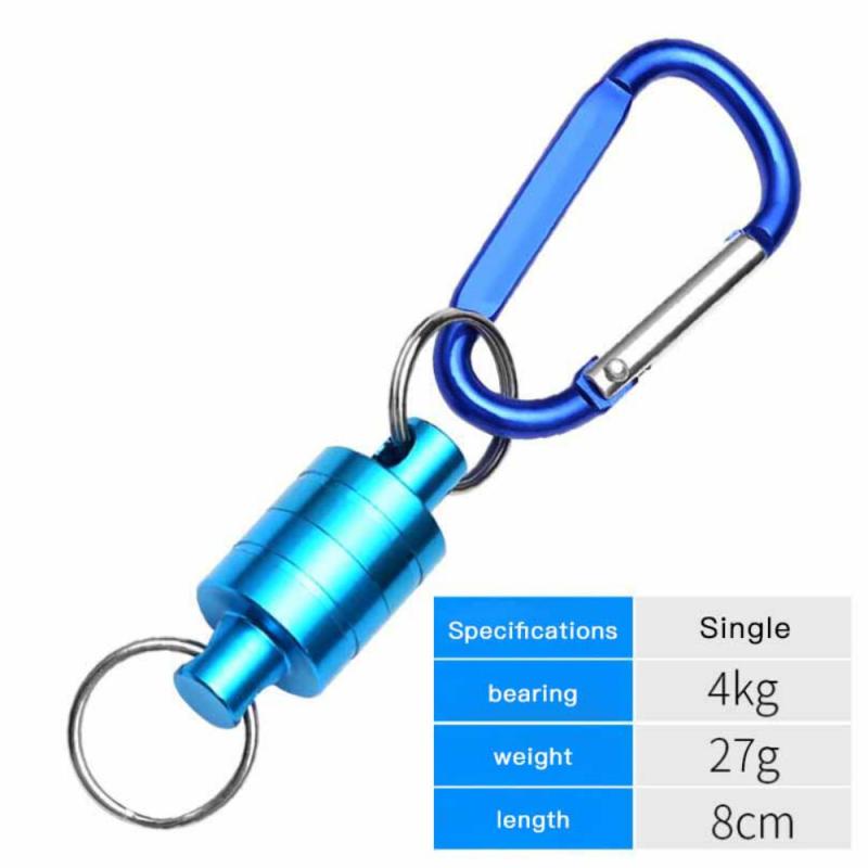 Sterke Magnetische Karabijnhaak Draagbare Outdoor Vissen Bergbeklimmen Release Lanyard Sterke Trein Release Gesp Draagbare Gereedschappen: B