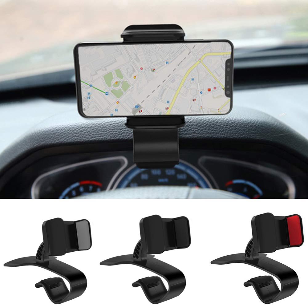 XMXCZKJ Auto Telefon Halter 360-Grad Rotation Handy Halter Geeignet für 4 zu 6 zoll Smartphones, dreh Armaturenbrett Clip Mo
