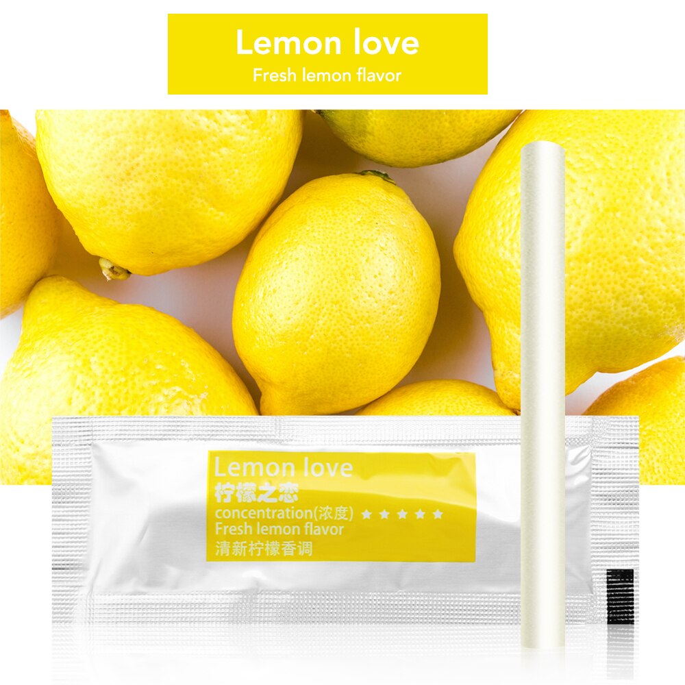 Auto Air Outlet Aromatherapie Sticks Parfum Voor Peugeot 508 3008 5008 Citroen C3 C5 Aircross Grand C4 Picasso Ds DS3 DS5 DS7: 5x Lemon Flavor