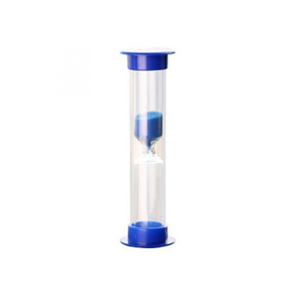 Plastic sand timer,Plastic hourglass, 5 minutes sand timer with White sand cooking sand timer shower hourglass: Blue