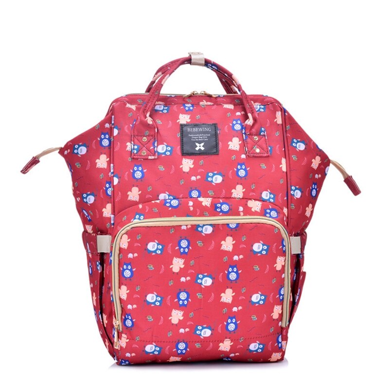 Mummy Maternity Nappy Bag Large Capacity Nappy Bag Travel Backpack LX9F: Lavender