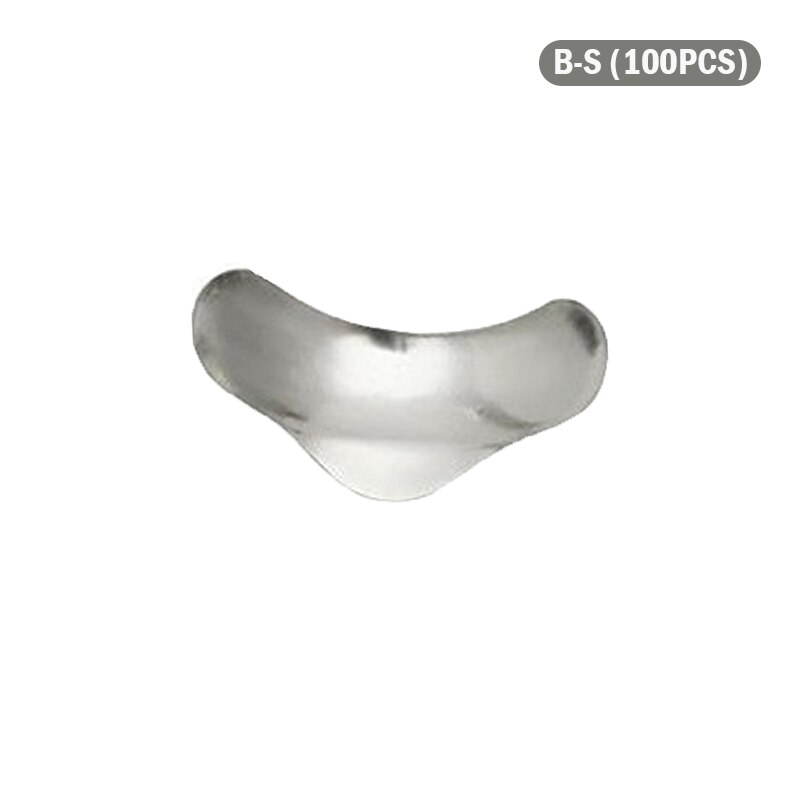 Matriz Dental seccional contorneada, bandas de Metal, anillos de matriz Dental, reemplazo completo de dientes, cuidado bucal, 100 unids/set por juego: B6