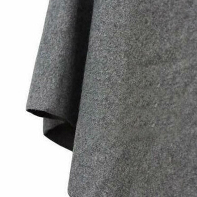 LERFEY automne Wimnter femmes surdimensionné Cape châle chauve-souris irrégulière hauts Poncho châle Cape chandails Blusas Femininas M-XL
