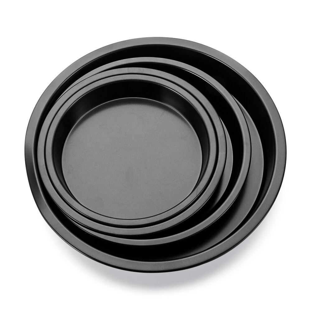 Keuken Carbon Staal Non-stick Pizza Pan Cake Tray Mold Brood Bakken Pan Pizza Plaat Gerechten Bakvormen Thuis Gereedschap accessoires