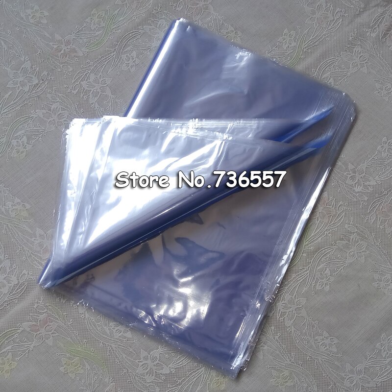200 stk 10*20cm bindingspakke pvc varmekrympefolie varmeforsegling pakningspose klar plast polypose kosmetik emballage pose