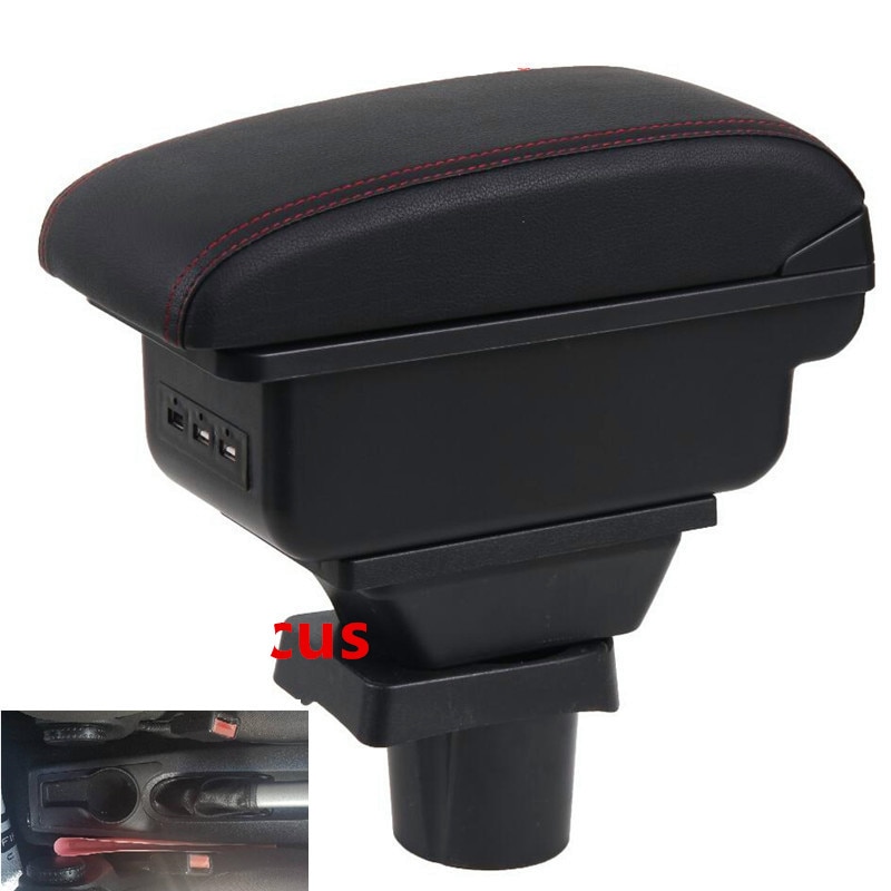 Voor Ford Focus Armsteun Doos Centrale Winkel Inhoud Opbergdoos Armsteun Doos Usb Interface
