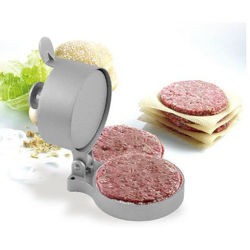 Ttlife 1 * Burger Druk Hamburger Patty Maker Vlees Aluminium Non-stick Keuken Burger Druk Keuken Rvs pie Mold