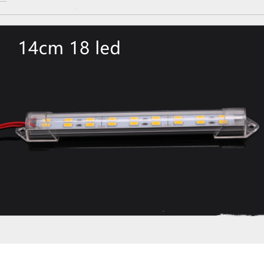 12V/24V LED Light Strip 6cm 10cm 14cm 18cm Hard Rigid Tube Bar Lamp IP65 Waterproof 5730-led bead Lights Strips For DIY