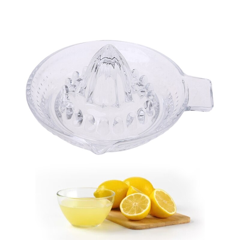 Glass Manual Juicer Citrus Fruit Juicer Kitchen Orange Lime Lemon Squeezer Fruit Press Juice Machine Fruit Extractor
