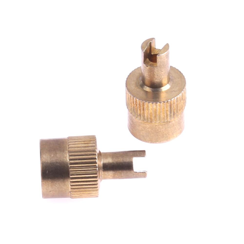 10pcs Coppe Slotted Head Valve Stem Caps for Car Motorcycle Schrader Valve Wheel Tyre Tire Valvol Lid Dust Cover