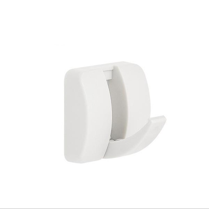 candy color hidden hook, strong non mark adhesive hook, no hole, load-bearing and nail free hook on domestic wall: Ivory