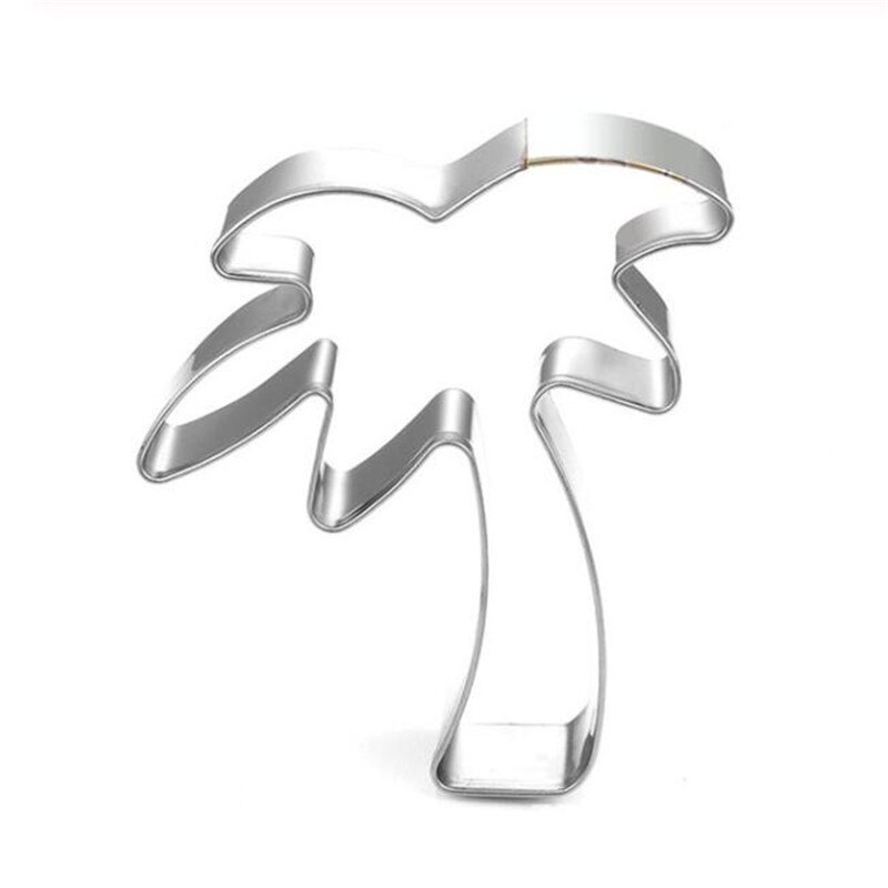 Cookie cutter mold flamingo ananas form rustfritt stål kjeks fondant kakeformer kakeform baking kjøkkenverktøy: Tre