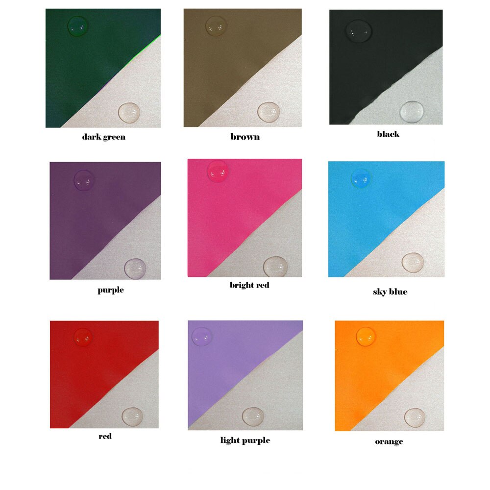 Silber Beschichtet Blackout Stoff Nylon Stoff Wasserdicht Polyester Regenschirm Drachen Wimpel DIY draussen Lager Zelt Sitz Abdeckung Material