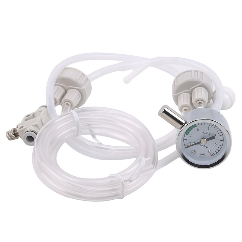 Aquarium DIY CO2 Generator System Kit With Pressure Air Adjustment Water Plant Fish Aquarium CO2 Valve Diffuser: Default Title