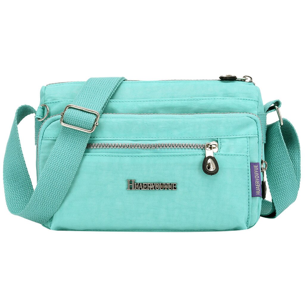 Vrouwen Messenger Bag Nylon Schoudertas Dames Bolsa Feminina Waterdichte Reistas vrouwen Crossbody Bag #15: Green