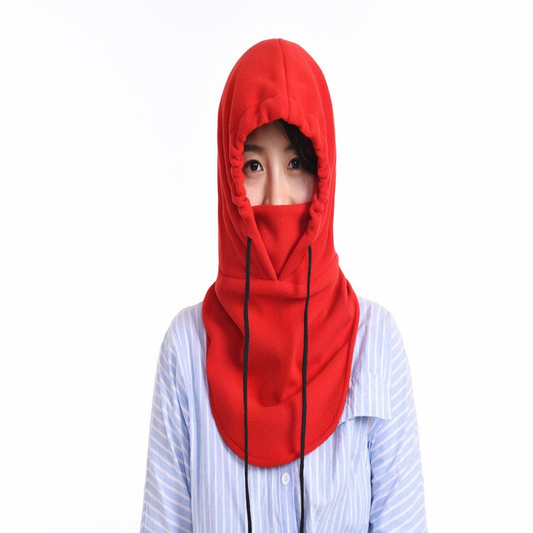 Sally-mascarilla facial completa para hombre y mujer, gorro de forro polar, pasamontañas de cuello, capucha más cálida, deportes de invierno, esquí, máscara táctica: red