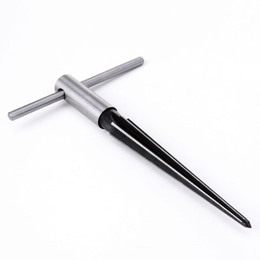 Guitar Bridge Pin Hole Reamer Tapered Woodworker Luthier Tools for 5-degree 6 Fluted Wood Drilling Tools Guitar Repair Tools: Default Title