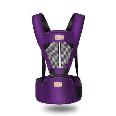 Portador de bebé ergonómico taburete de cintura para bebé recién nacido andador portabebés seguro cinturón de viaje infantil 9A: purple