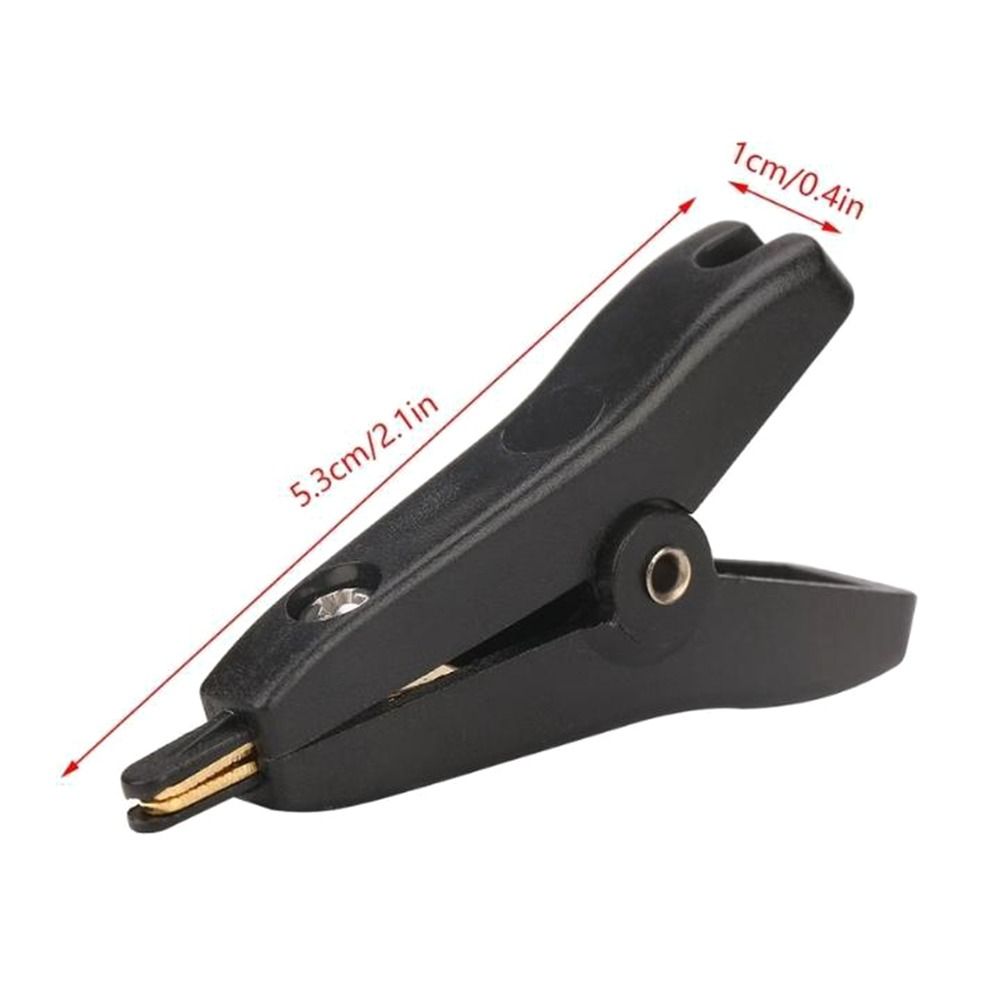 Metal Test Clips Electrical Flat Crocodile Clip LCR Kelvin Alligator Clamp Copper Brass Alligator Clamp LCR Kelvin Clip