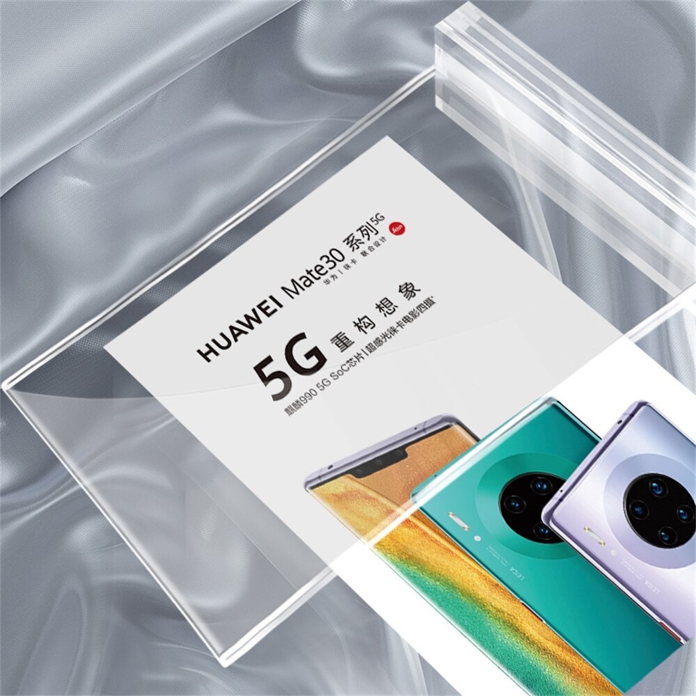 Acrylic A4 Standing Display Stand Desktop Advertising Price Brand Double-sided Transparent Menu Price Catalog Customization