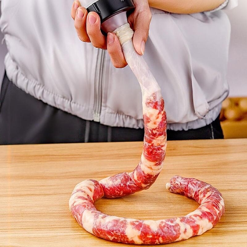 Handleiding Worst Vlees Vulstoffen Machine Voor Worst Vlees Stuffer Filler Handbediende Worst Machines Trechter Nozzle Worst Maker