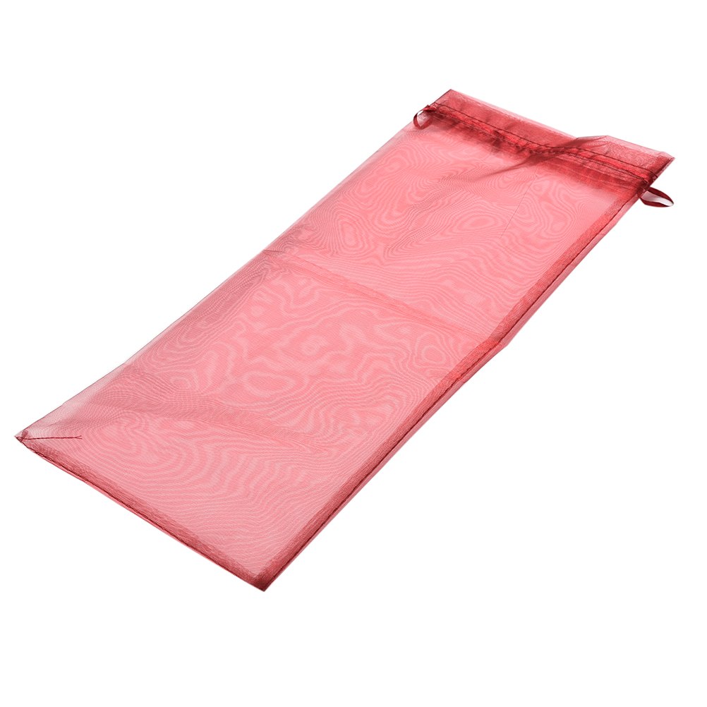 10 stuks organza wijnfleszakken opbergzak voor kerst, bruiloft, feest, verpakking, huisdecoratie, 37 x 15cm: 5