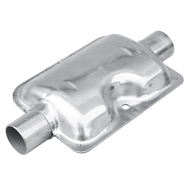 Lampa 60120 – Pot D’échappement Acier Inox T-6 – Diamètre 30-44 Mm, Sortie Coudée 50 Mm – Universel