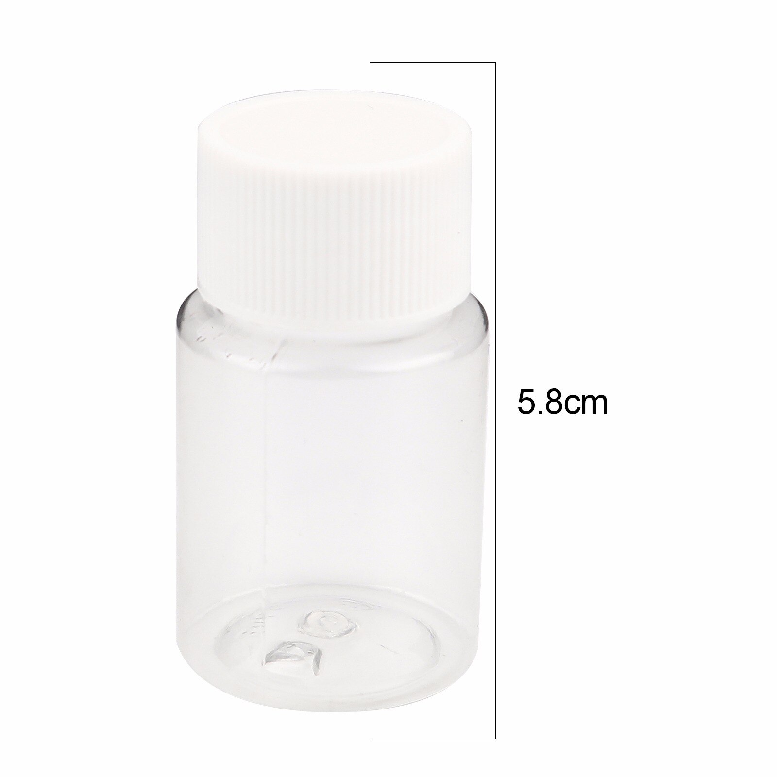 10PCs 15ml-300ml Transparent Clear PET Bottles Storage Loose Spacer Beads Wishing Bottles Empty Spice Bottles Jars DIY Crafts: 30ml