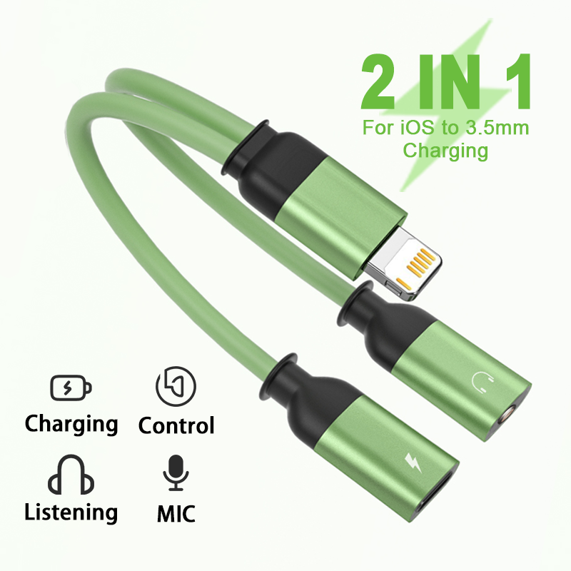 Adapter kabla AUX do iPhone'a L do typu C do iPhone'a apple 12 13 14 11 Pro XS Max XR 7 8 Złącze słuchawkowe Akcesoria audio
