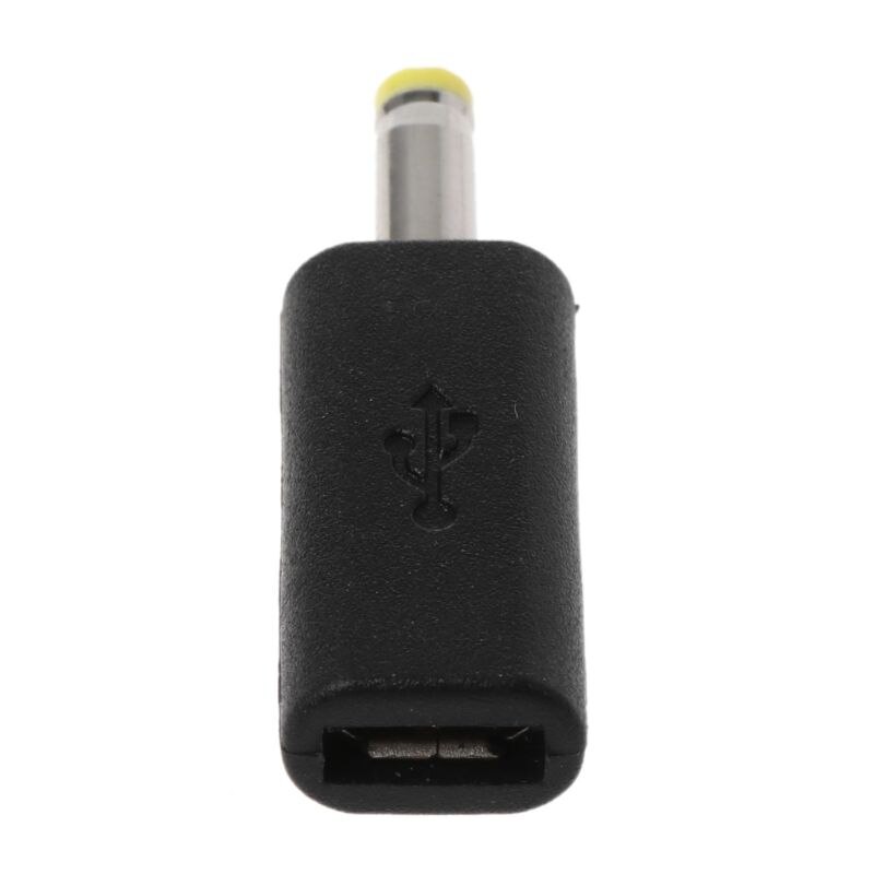 Micro USB Female To DC 4.0x1.7mm Male Plug Jack Converter Adapter Charge for sony psP and more