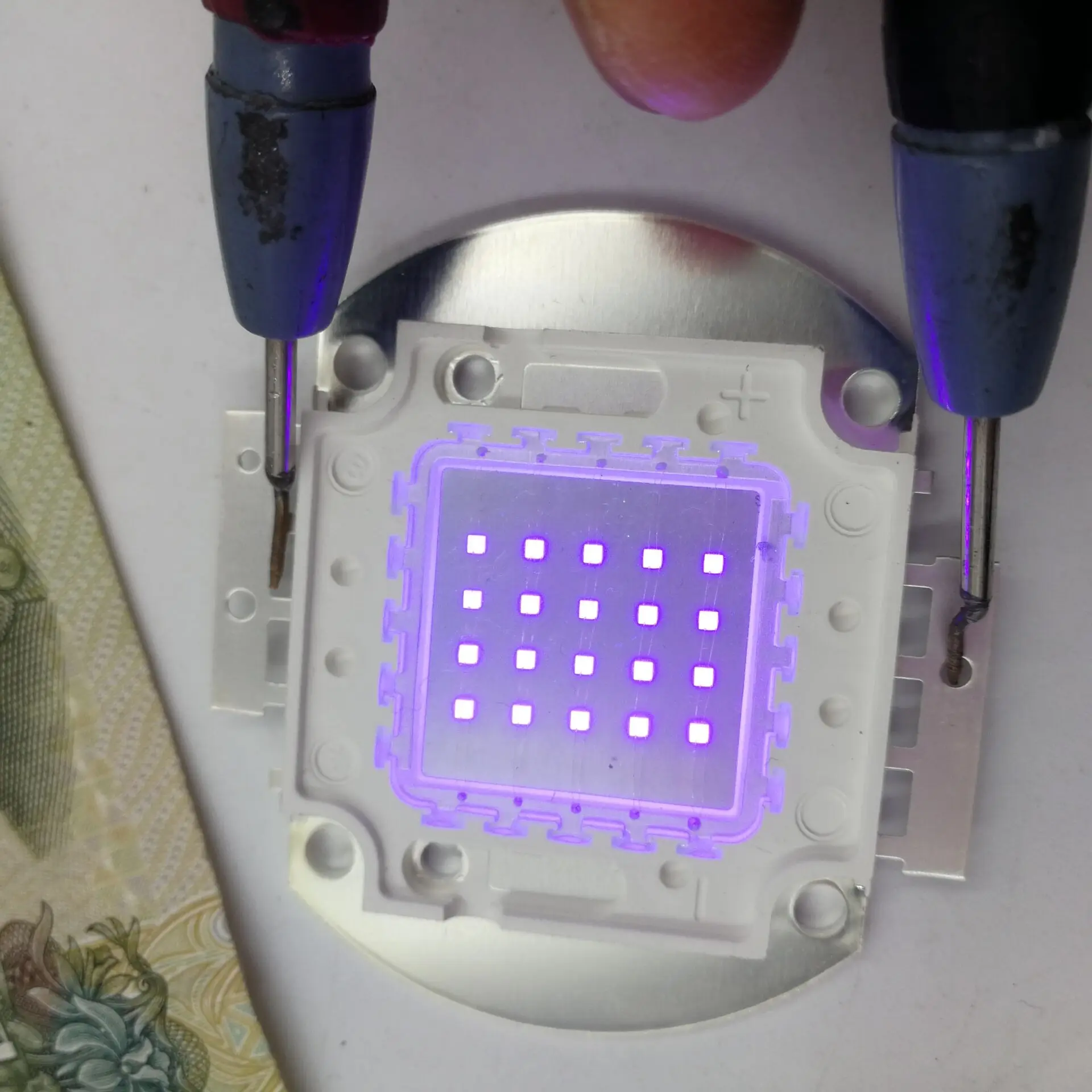 12v - 15v 10w 20w 30w 50w høyeffekts integrert kolbe ledet lampe diode smd uv lys diy flomlys få øye på pære