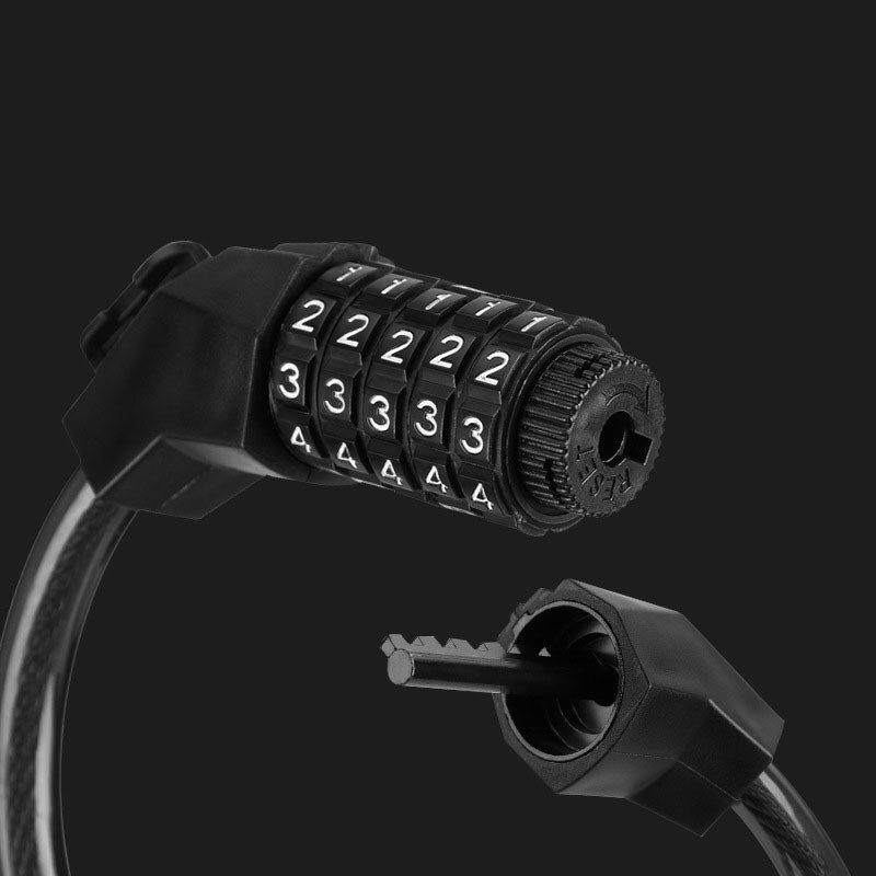 Xiaomi-accesorios para bicicleta eléctrica Qicycle EF1, candado de combinación de 5 dígitos, para bicicleta de montaña y carretera, con soporte