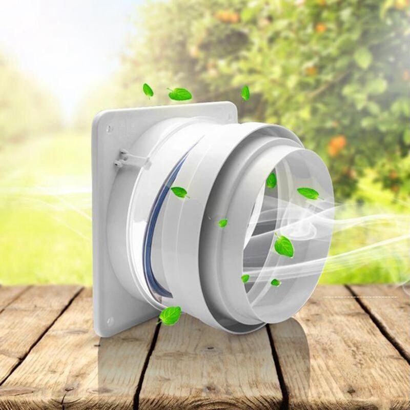 Kitchen range hoods check valve anti odor control bathroom check valve back-pressure valve non-return flap valve