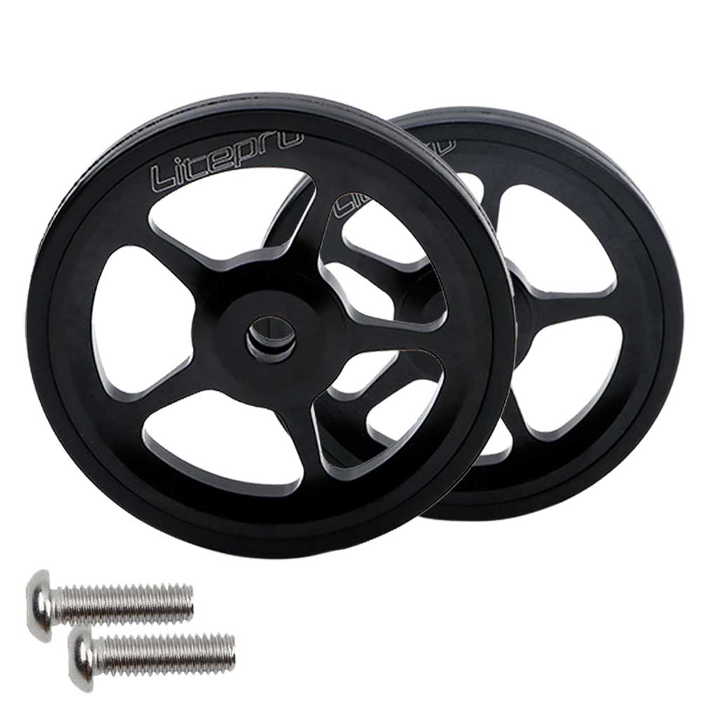 2Pcs Wielen Vouwfiets Achter Aluminium Cnc Fietsen Stabiele Vervangende Onderdelen Lichtgewicht Professionele Voor Brompton