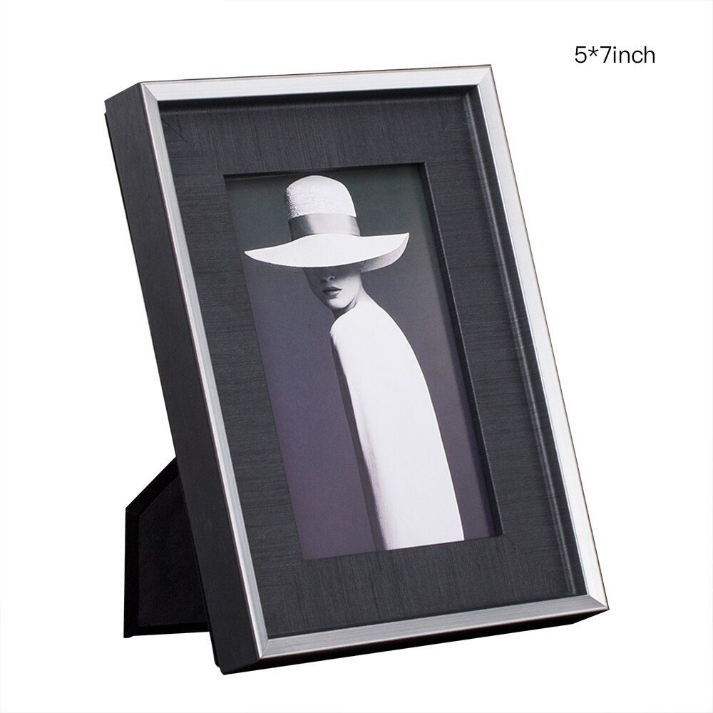 Massief houten fotolijst hoogwaardig massief houten foto fotolijst fotolijst behuizing bureaubladmeubel gunsten: Geel