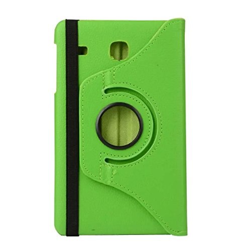 Coque for Samsung Galaxy Tab E 8.0 SM-T377 T375 T378 Case 360 Rotation Smart PU Case for Samsung Tab E 8.0 T377 Cover Stand: Green