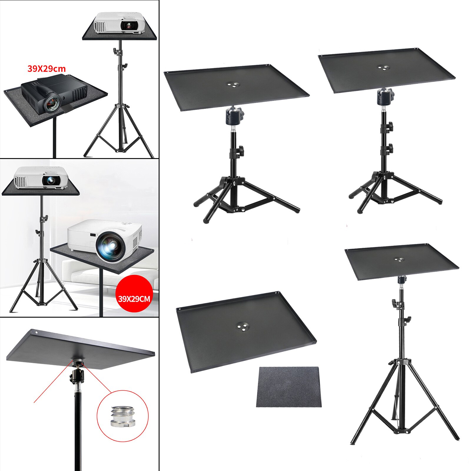Projector Statief Opvouwbare Laptop Statief Projector Stand Floor Statief Outdoor Telefoon Mount Afneembare