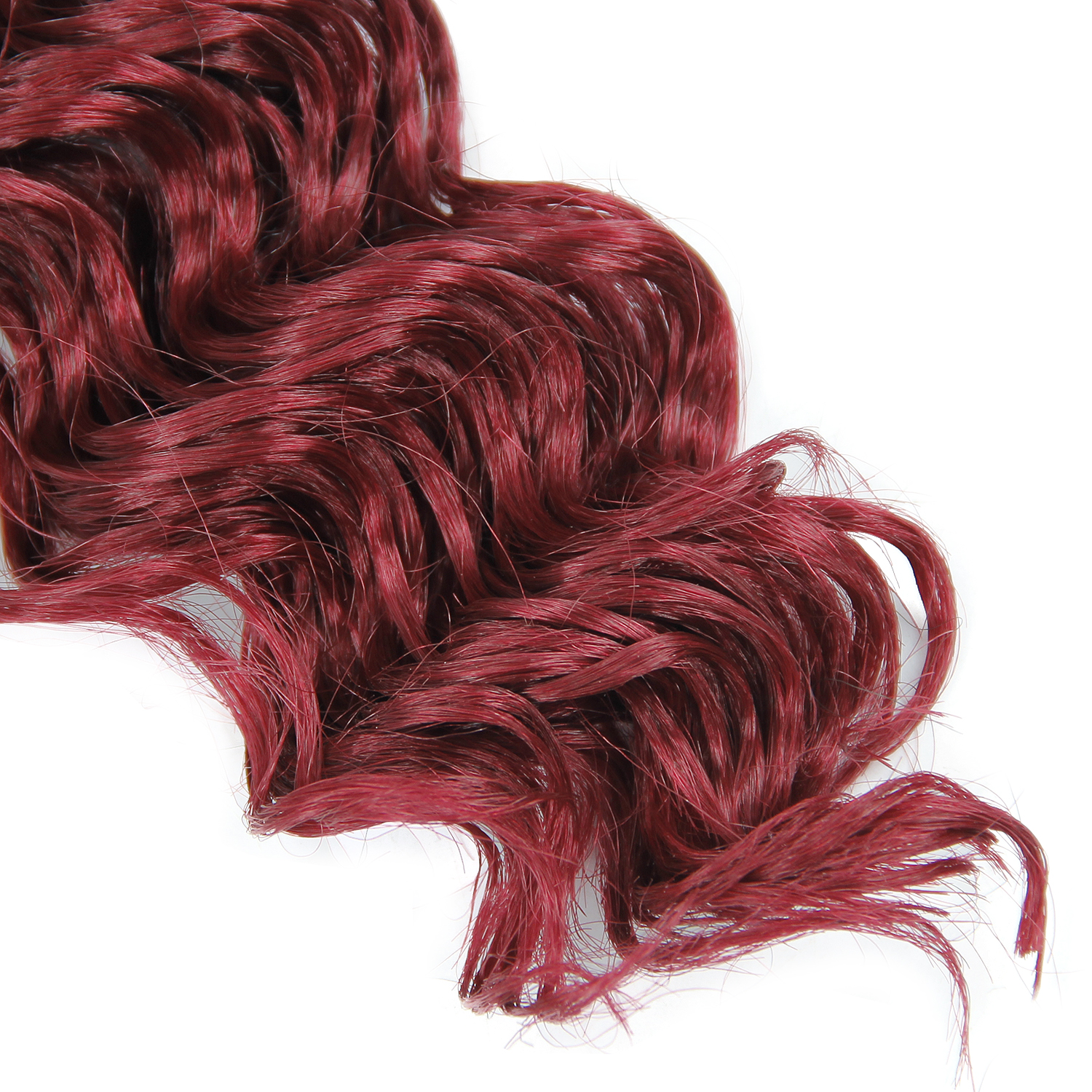 18 cali syntetyczny głęboki Twist szydełkowe włosy czeski szydełkowe warkocze kolor Ombre głęboka fala zapleciony doczep do włosów