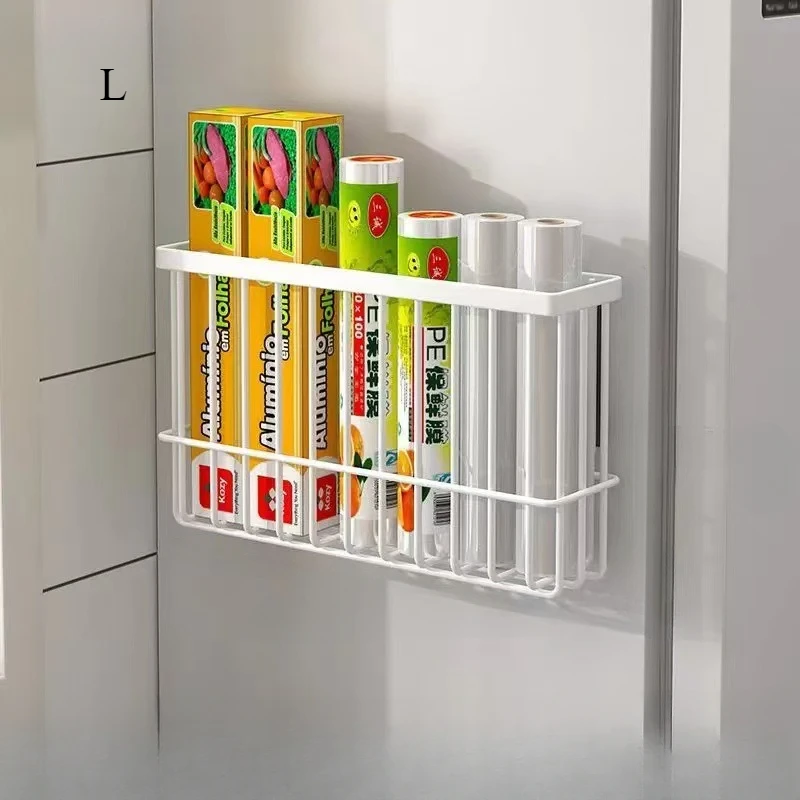 Haushalt Lagerung Gestell Kühlschrank Seite Gewürz Gestelle Magnetische Lagerung Regal Zauberstab Montiert Metall Gestell platzsparende Schaltung Kasten: Licht Gelb