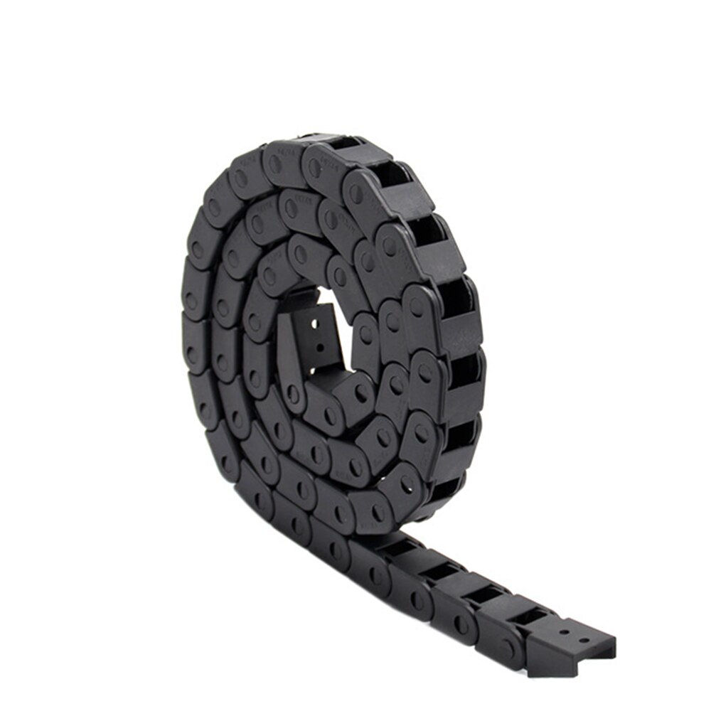 Otworzyć przenośnik łańcuchowy typ mostu 10*10mm L1000mm kabel przenośnik łańcuchowy łańcuszek drut przewoźnika z złącza wtykowe dla CNC ploter narzędzia