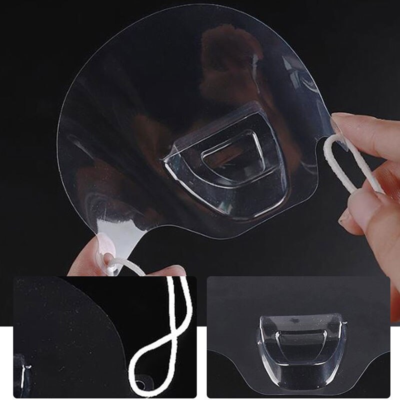 1/5/10Pcs Masker Tegen Druppels Catering Voedsel Hygiëne Plastic Keuken Anti-Speeksel Masker