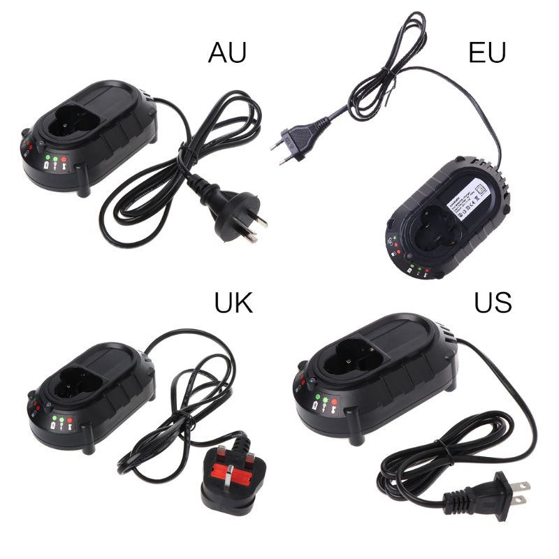 Li-ion Battery Charger Per Makita 10.8V/12V Batteria Al Litio BL1013 DC10WA UK/US/EU/AU Spina Opzionale