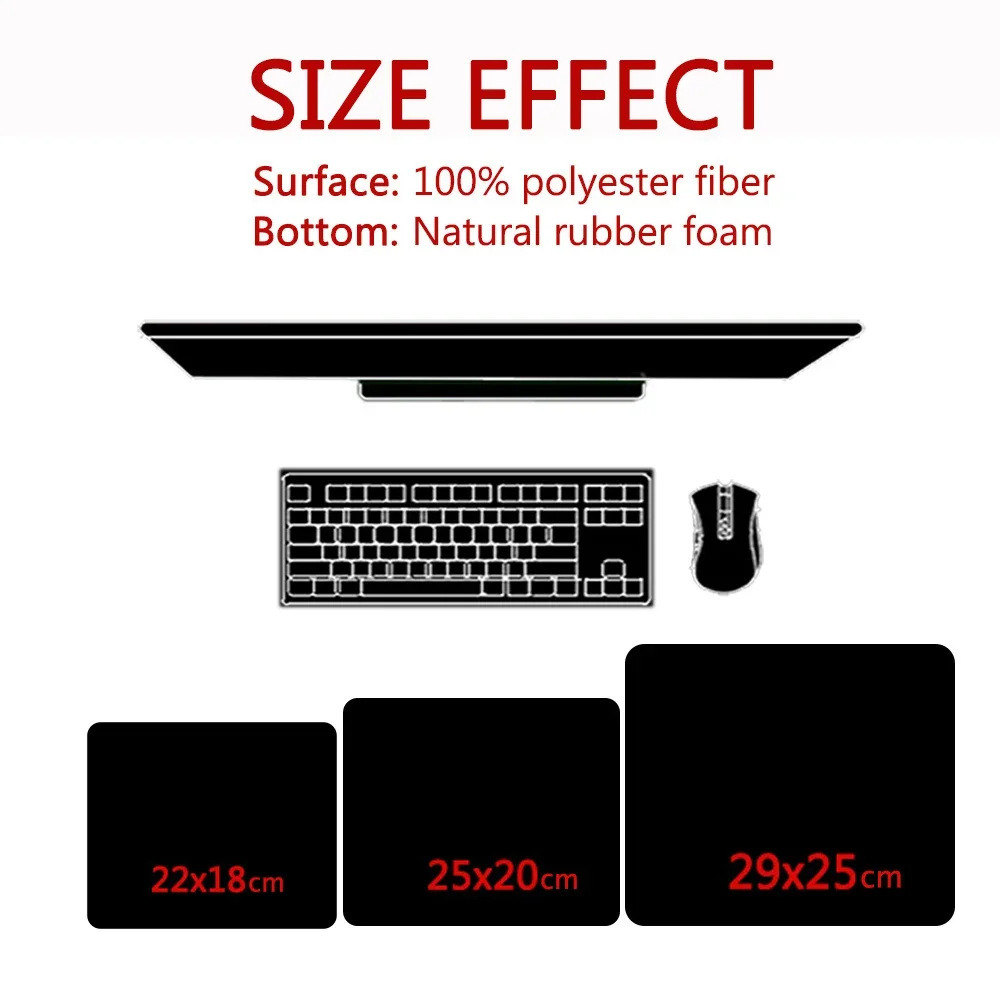 Schwarz-weiße topografische Karte, kleines Mauspad, Linientextur, quadratisches Gaming-Zubehör, Tastaturpad, Computer, Notebook, Tischmatte