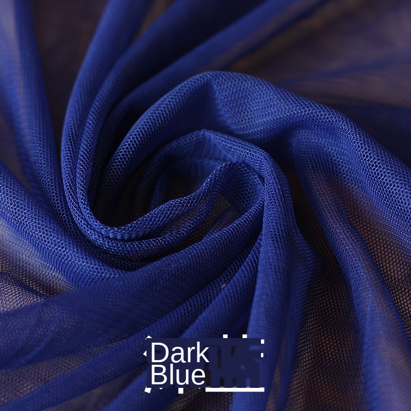 Verschlüsselung Weiche Blick Tuch Moskito Netze Kleid Material Sommer Kleidung Gittergewebe Spitze Stoff: dunkel Blau