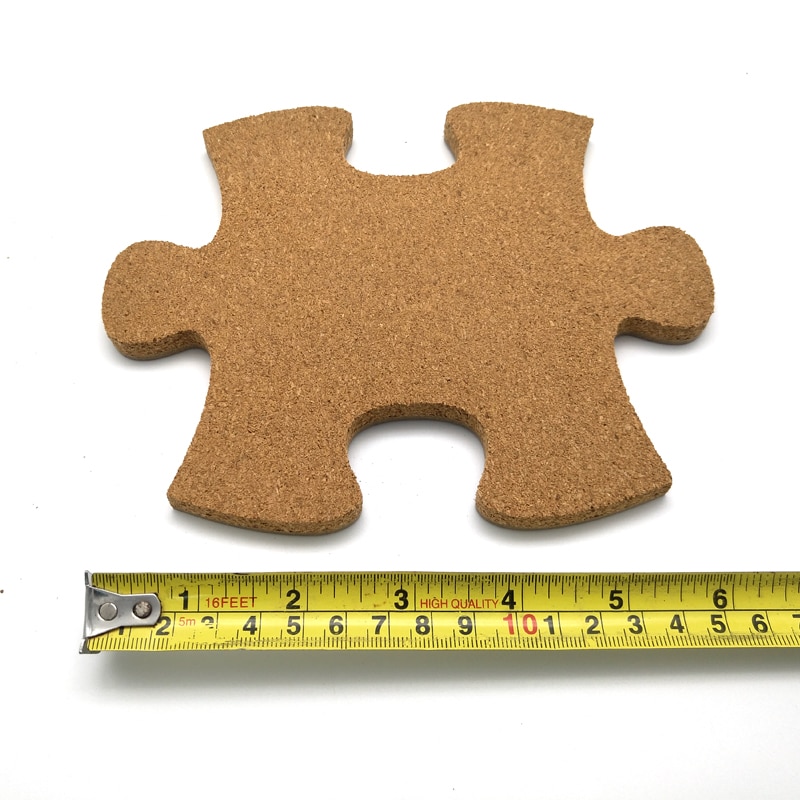 Phellem-rompecabezas de corcho de madera para pared, decoración del hogar, oficina, escuela, tablero de corcho, pegatinas, pines, tablero de madera