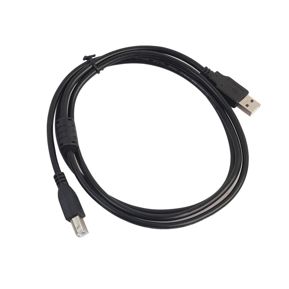 1.5m 3m USB 2.0 AM-TO-BM High Speed Cable Lead a to B Long Black Shielded Compatible Printer Scanners Hard Disk Stable