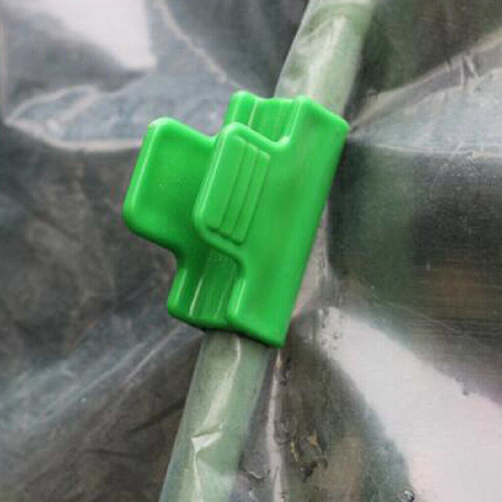 10/12/20Pcs Plastic Groene Vaste Clips Kas Film Klemmen Plant Cover Clips Woonaccessoires
