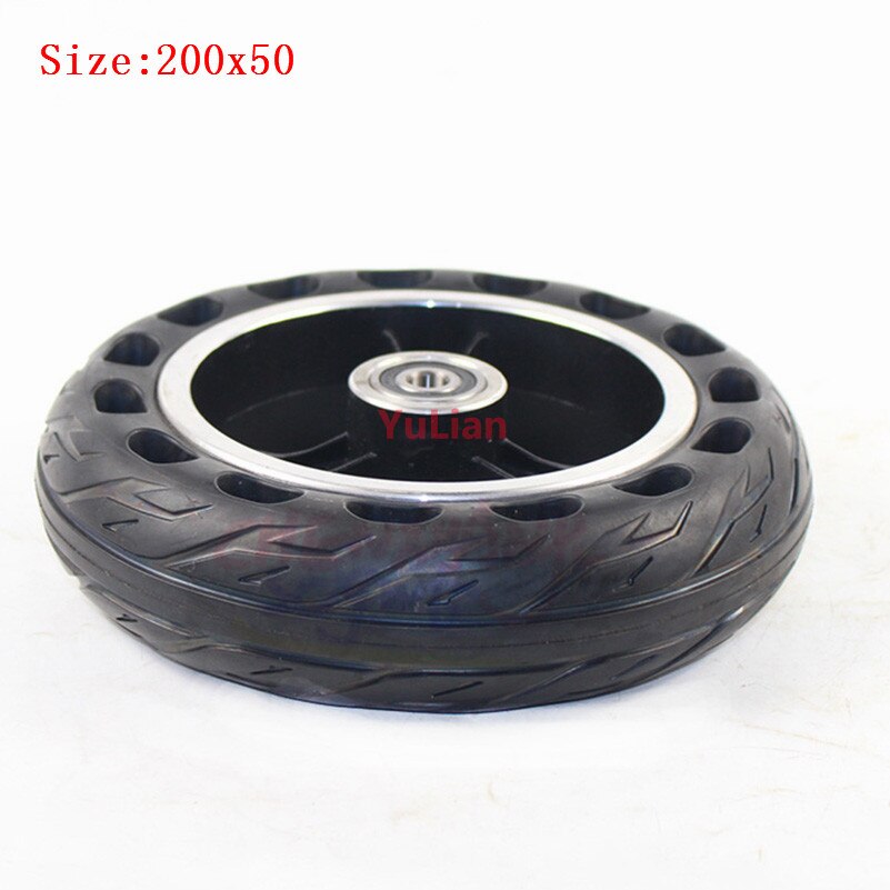 8 Inch Wheel Scooter Solid Tyres 200x50 Wheels Electric Wheel Hub Non-pneumatic Tires for Electric Scooter 200*50 Wheels